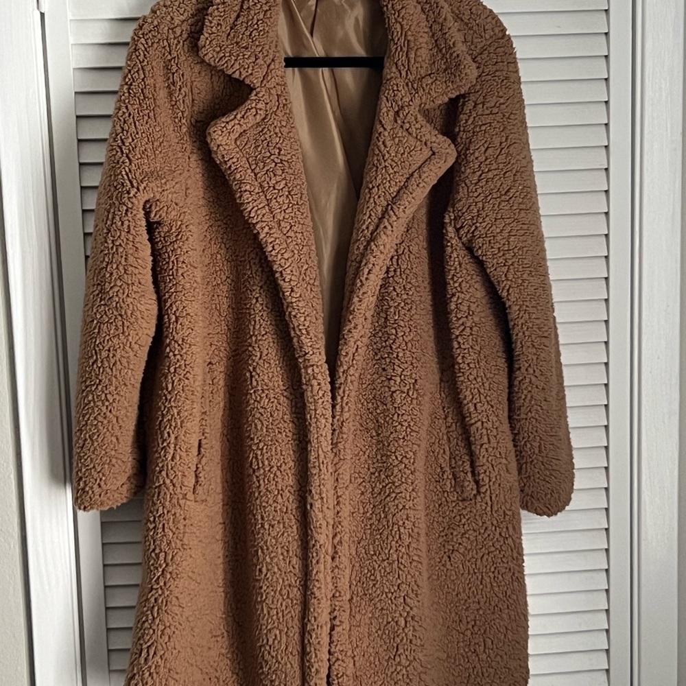Cozy Brown Teddy Coat